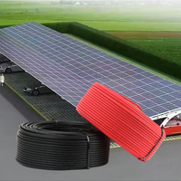 Doppeladriges Solar kabel 1,5mm 2,5mm 4mm 6mm 10mm XLPE-isoliertes verzinntes Kupfer leiter 0,6/1kV Solarpanel-Photovoltaik kabel