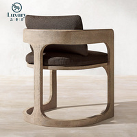 Nuevo Diseño de Lujo, Juego de Muebles de Jardín Modernos para Exteriores, Silla de Madera de Teca, Muebles de Balcón para Hotel, Juego de Mesa de Comedor de Madera de Teca
