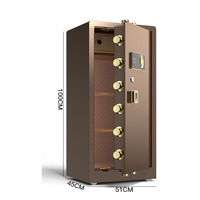 XBT Luxury Home & Office Digital Safes Steel Equipment Lockers with Fingerprint Access Secure Safe Deposit Boxes