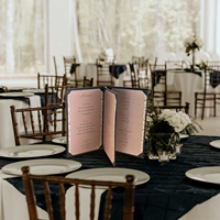Couvertures de menu de restaurant Couvertures de panneau de menu en bois Livre de menu en cuir de restaurant pour restaurant