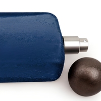 Envase de Perfume de Vidrio Craquelado de 100 ml con Tapa de Bola, Envase Personalizado con Logotipo