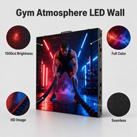 Écran LED couleur pleine P2 4K pour intérieur, 1200 cd, 120 Hz, mur LED pour salle de sport, ambiance dynamique