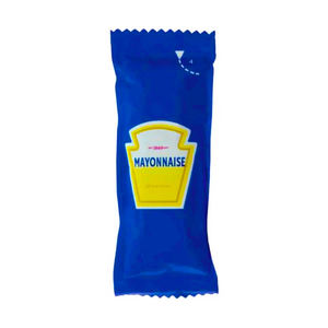 Sachets d'aliments en plastique à trois côtés, pochettes d'emballage de piment assaisonnement, moutarde et Apple, <span class=keywords><strong>sachet</strong></span> de tomate, Sauce soja et soja, pièces - Product Image 3