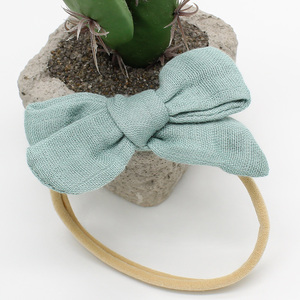 Recién Nacido bebé niño elástico bebé chica venda de nylon arcos <span class=keywords><strong>banda</strong></span> de pelo para niños - Product Image 6