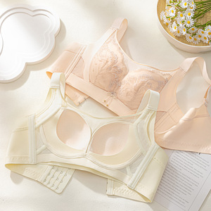 Soutien-gorge sans fil personnalisé 979 #   Soutien-gorge push-up respirant en dentelle fine sexy pour femmes à forte <span class=keywords><strong>poitrine</strong></span>, vente en gros directe usine - Product Image 3