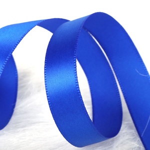 Cinta de satén azul real Cinta personalizada Cinta de regalo Cinta de buena calidad Barato - Product Image 4