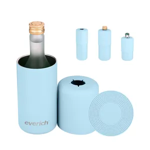 بالجملة زجاجة مياه من إيفرش تصميم فم صغير من الاستانلس ستيل يمكن تركيبها مع المشروبات