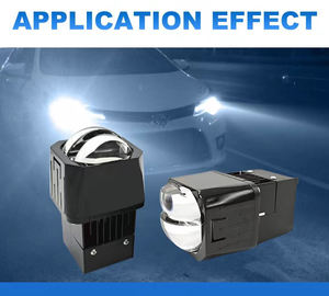 Bi LED โปรเจ็คเตอร์มินิแมทริกซ์ไฟ LED 15นิ้วที่ให้ความสว่างมากเป็น300% 110วัตต์ไฟหน้า<span class=keywords><strong>1.5</strong></span>เลนส์สำหรับรถยนต์ - Product Image 3