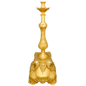 Solid Brass Altar Candlesticks CA-1003 <b>Novelty</b> <b>Candles</b> - Product Image 1