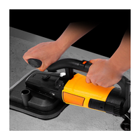 Meuleuse à béton électrique E+F ZX-32 à 4 têtes, 3800W, 220V, vitesse variable, pour époxy, 100mm, robuste, en métal
