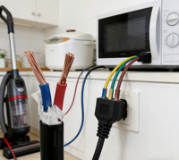Câble électrique RVV à conducteurs en cuivre toronné 300V basse tension pour appareils électroménagers, gaine multicœur à double isolation en PVC