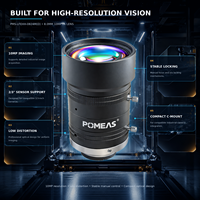 8mm 10MP 2/3 Inch C Mount Industrial FA Lens F2.4-F22 Manual Focus and Iris Lock for Machine Vision PMS-LFEHH-0824M(D)