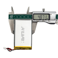 Batterie LiPo Ion UFX 755080 3.7V 4000mAh en gros, cellules de batterie polymère au lithium OEM pour produits électroniques