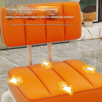 Tabouret à roulettes universel pour la maison, chaise pour enfants, banc, petit tabouret avec dossier, mini canapé à roulettes, chaise à poulies