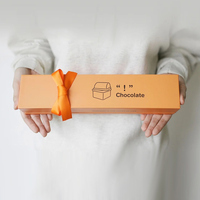 Papier d'emballage de chocolat de luxe personnalisé boîte cadeau matériaux d'emballage carton d'emballage de bonbons alimentaires boîte CMJN pour chocolats