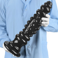 Extragroßer, dicker, langer, weicher, elastischer Analplug, Hintern-Dilatator, Anus-Stimulator, Masturbator, Sexspielzeug für offenes Po-Vergnügen