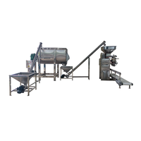 Machine de broyage et de mélange de poudre de lavage, de poudre de chauffage et d'aliments pour volailles
