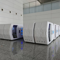 Airport Sleep Pod Kapsel bett für Flughafen-Hoch geschwindigkeit bahnhof Neue zeitgenössische Schlaf kabine mit Panel-ABS-Stil