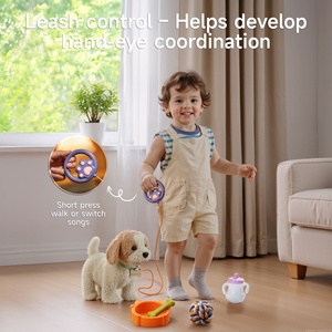 Tumama Kids Interactive Realistic Stuffed Pet Electric Barking Musical <strong>Walking</strong> Plush Dog <strong>Toy</strong> with Touch and Voice Control - Product Image 5
