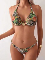 Badpak met opdruk, custom logo, nieuwe veternek, dames bikini set