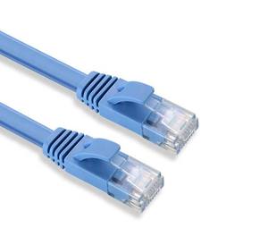 Câbles de communication Offres Spéciales Cordon de raccordement Câble de raccordement <span class=keywords><strong>Ethernet</strong></span> plat noir mince UTP Cat6 bon marché - Product Image 2