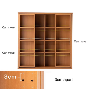 Japanisches Manga Double-<span class=keywords><strong>Layer</strong></span> Mobile Bücherregal Einfaches modernes Präsentation regal für Schlafzimmer Mehrstufiger Lagers chrank - Product Image 3