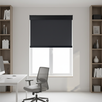 Stores enrouleurs occultants électriques personnalisés Zigbee à piles pour la décoration intérieure