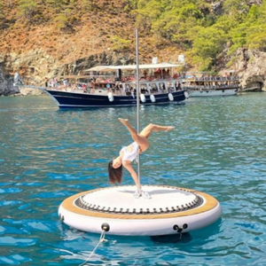 Plateformes flottantes gonflables, tapis d'eau gonflables pour la danse, quai flottant gonflable pour la <span class=keywords><strong>pole</strong></span> <span class=keywords><strong>dance</strong></span>, plateforme aquatique gonflable avec barre <span class=keywords><strong>de</strong></span> danse - Product Image 2