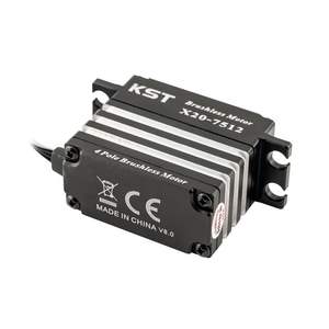 Moteur servo DC sans balais à haute performance et haute puissance KST X20-7512 82Kgf.cm 0.11sec 8.4V 4 pôles IP65 étanche en alliage d'aluminium - Product Image 1