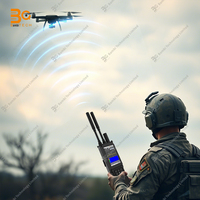 Détecteur de drones portable - Dispositif de détection de drones portables, analyse en temps réel, prise en charge de l'identification à distance, alarme par vibration/son