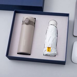 Business Gift <b>Box</b> Set Insulated Cup Sunscreen Umbrella High-end Enterprise Customization LOGO Souvenir Wholesale - Product Image 4