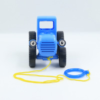 Jouet de voiture à friction avec emballage russe, véhicule agricole à inertie avec lumière et musique, modèle de tracteur pour enfants