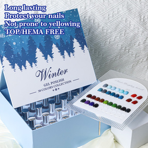 Kit de vernis à ongles en gel 30 couleurs pour l'<span class=keywords><strong>hiver</strong></span> 2026 en gros - Faible MOQ Service OEM/ODM Formule végétalienne sans HEMA Longue durée 28 jours - Product Image 1