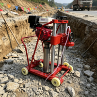 Core Drilling Machine Concrete Asphalt Road Diamond Bit Sampling Electric Water Cooling System Portable Equipment