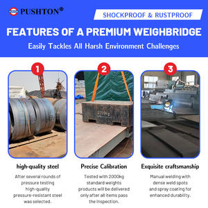 बड़े पैमाने पर निर्माता 80 टन 100 टन 120 टन भारी शुल्क ट्रक पैमाने पर वजन पुल - Product Image 4