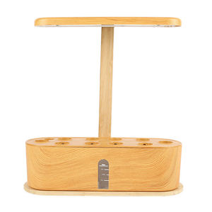 Máquinas de Germinación Hidropónicas con Bomba de Agua y Luces, Kits de Inicio de Semillas para Interiores en Tono Madera Natural - Product Image 4