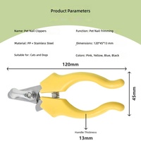 Coupe-ongles en forme de gourde pour chat avec lime, lot de 2, coupe-ongles à ressort sécurisé pour toilettage de chats et chiens, vente en gros