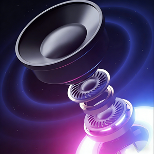 Hot Sale Nubia Red Magic <b>Mini</b> Magnetic Wireless Smart <b>Speaker</b> Box 400mAh Portable Phone Sound <b>Speaker</b> With USB RGB Light - Product Image 3