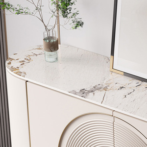 Table de <span class=keywords><strong>buffet</strong></span> moderne en acier inoxydable de luxe chinois à prix abordable pour <span class=keywords><strong>salon</strong></span> de beauté et restaurant, décorations de mobilier domestique - Product Image 4