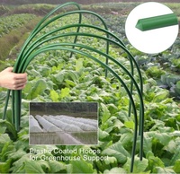 Cerceaux de serre pour couverture de plante Support Portable en plastique cerceaux de jardin cadre de Support de Tunnel de croissance pour tissu de jardin