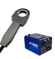 Système de soudage orbital ET200, alimentation 200A, soudeuse TIG avec 200 programmes, 8 zones, écran tactile, tête de soudage à tube scellé