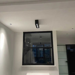 모기장 알루미늄 합금 파노라마 슬라이딩 창 건조대 그릴 디자인 유리 슬라이딩 창 - Product Image 4