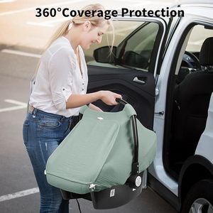 Copertura <span class=keywords><strong>per</strong></span> Seggiolino Auto <span class=keywords><strong>per</strong></span> Bambini, Telo Multiuso <span class=keywords><strong>per</strong></span> Cappottina Seggiolino Auto con Parasole Privacy, Coperture <span class=keywords><strong>per</strong></span> Portabebè <span class=keywords><strong>per</strong></span> Bambini e <span class=keywords><strong>Bambine</strong></span> - Product Image 3