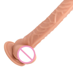 Consolador grande de 15,7 pulgadas, juguete sexual para adultos, consolador realista con ventosa, masajeador Lager, pene enorme, consolador de silicona para hombre para mujer, Vagina - Product Image 4