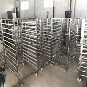 รถเข็นอาหารอลูมิเนียมอัลลอย20 30ชั้นสำหรับวางไส้กรอกและเนื้อสัตว์ - Product Image 4