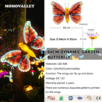 MOMOVALLEY Luz LED de 12V con Motivo Navideño, Mariposa Cinética Dinámica, Impermeable para Exhibición en Exteriores, de Fábrica