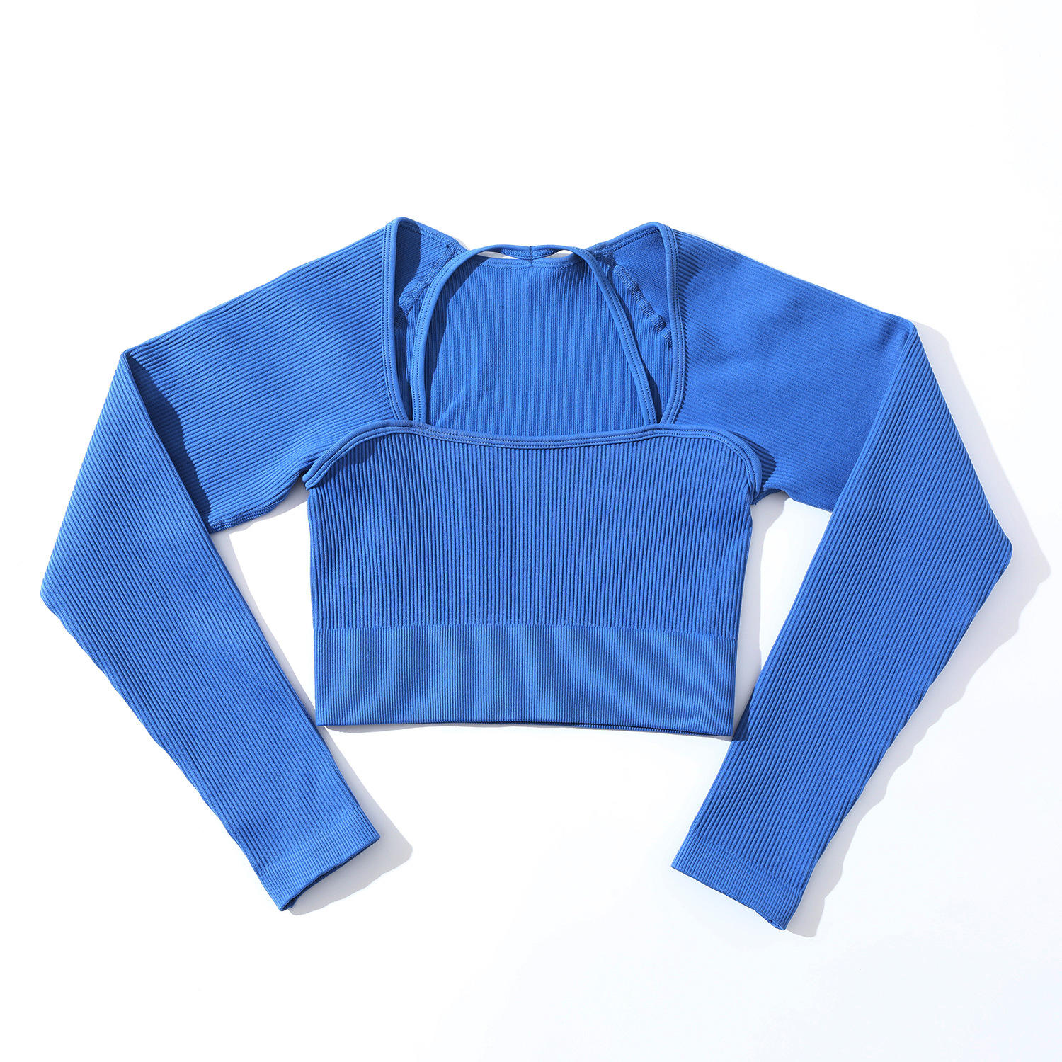 แขนยาวสีน้ำเงิน