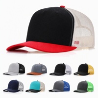 Casquette Trucker en Maille à 5 Panneaux avec Logo Brodé Personnalisé, Visière Courbe, Casquette Snapback Respirante, Vente en Gros, Casquettes de Baseball pour Hommes et Femmes