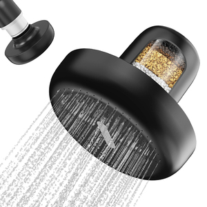 Filtre de douche amovible <span class=keywords><strong>pour</strong></span> eau dure, grande couverture, pommeau de douche, filtre à eau premium <span class=keywords><strong>pour</strong></span> salle de bain principale, entretien quotidien de la douche - Product Image 1