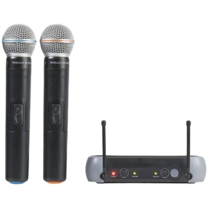 Dual Channel Pro kỹ thuật số Hệ thống micro không dây cho nhà thờ, Karaoke, vocals microfoni - Product Image 1